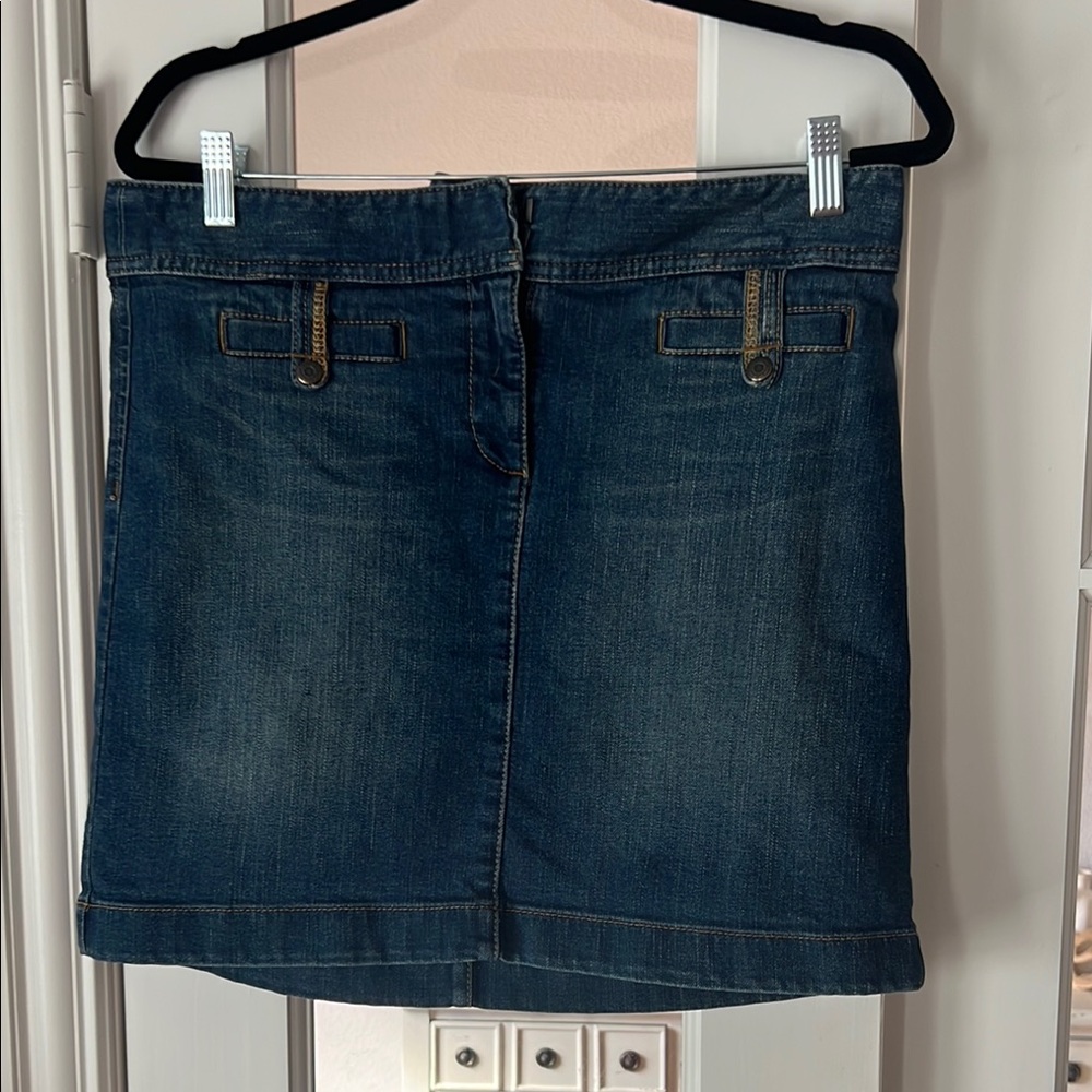 Ann Taylor Loft Jean Skirt